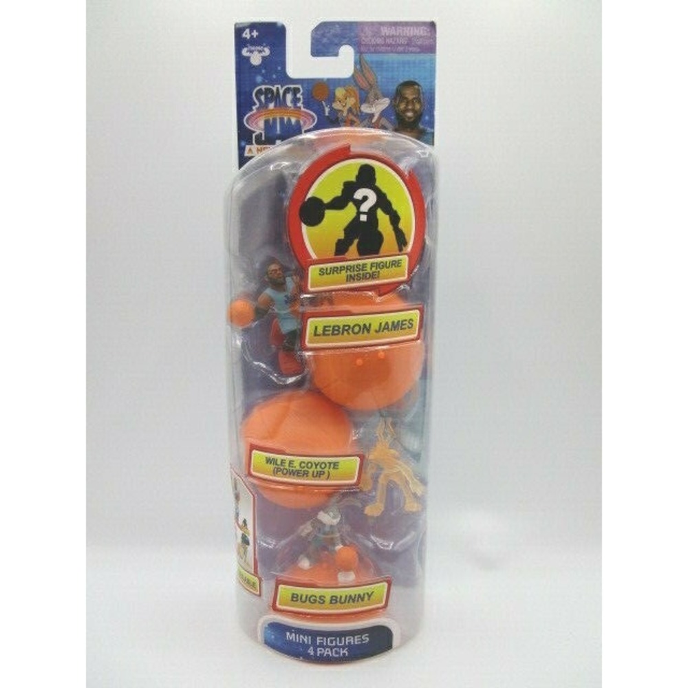 Space Jam A New Legacy 4 Pack Lebron James Bugs Wile E Coyote Mystery Figure